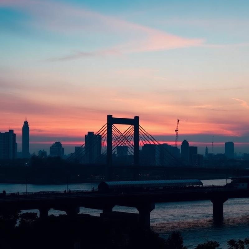 Kolkata skyline